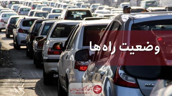 ترافیک سنگین در آزاد راه تهران، کرج